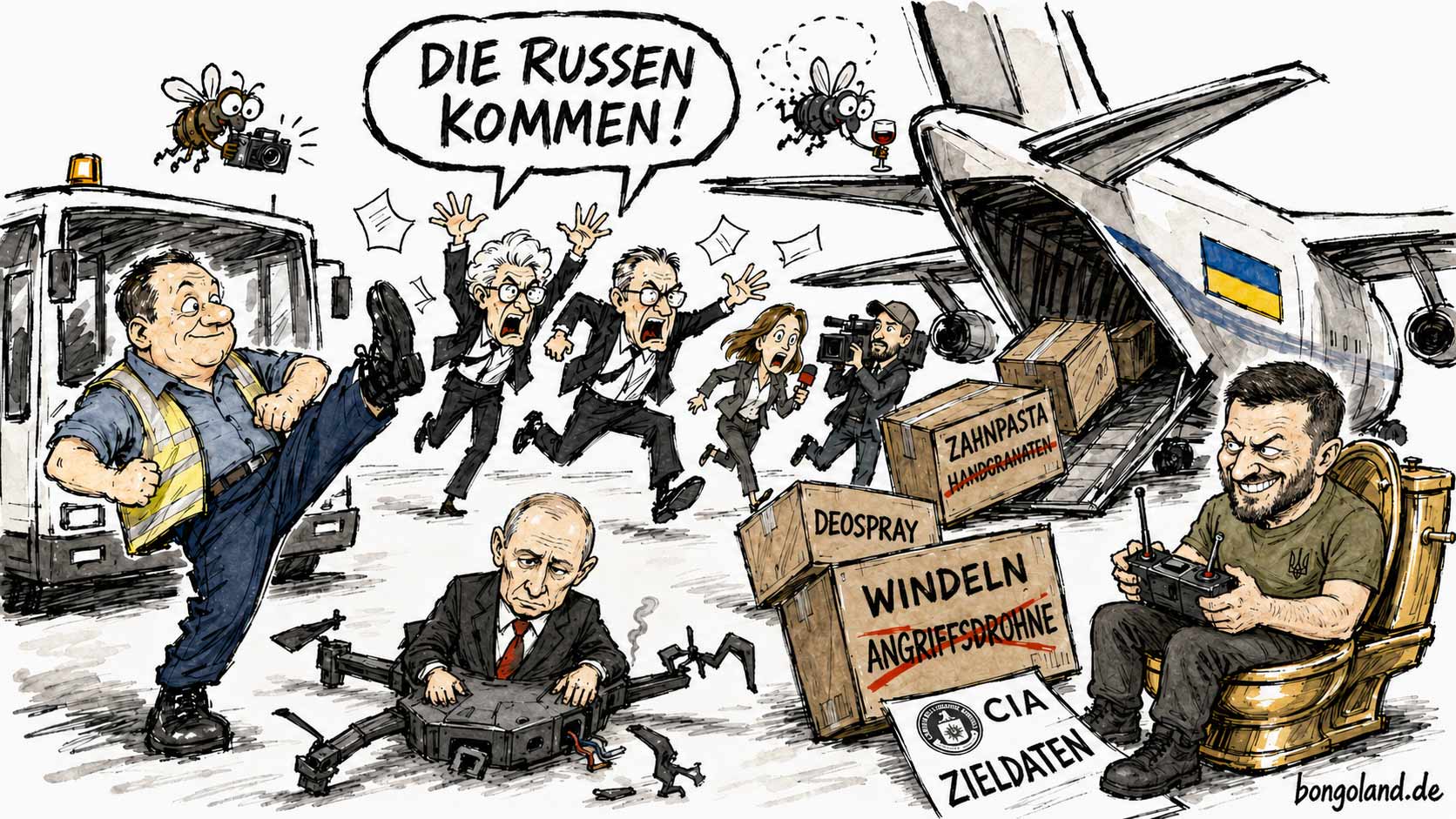 Drohnenfund auf dem Leipziger Flughafen