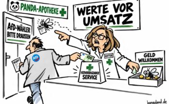 Apothekerin-weist-AFD Kunden-ab-und-kassiert